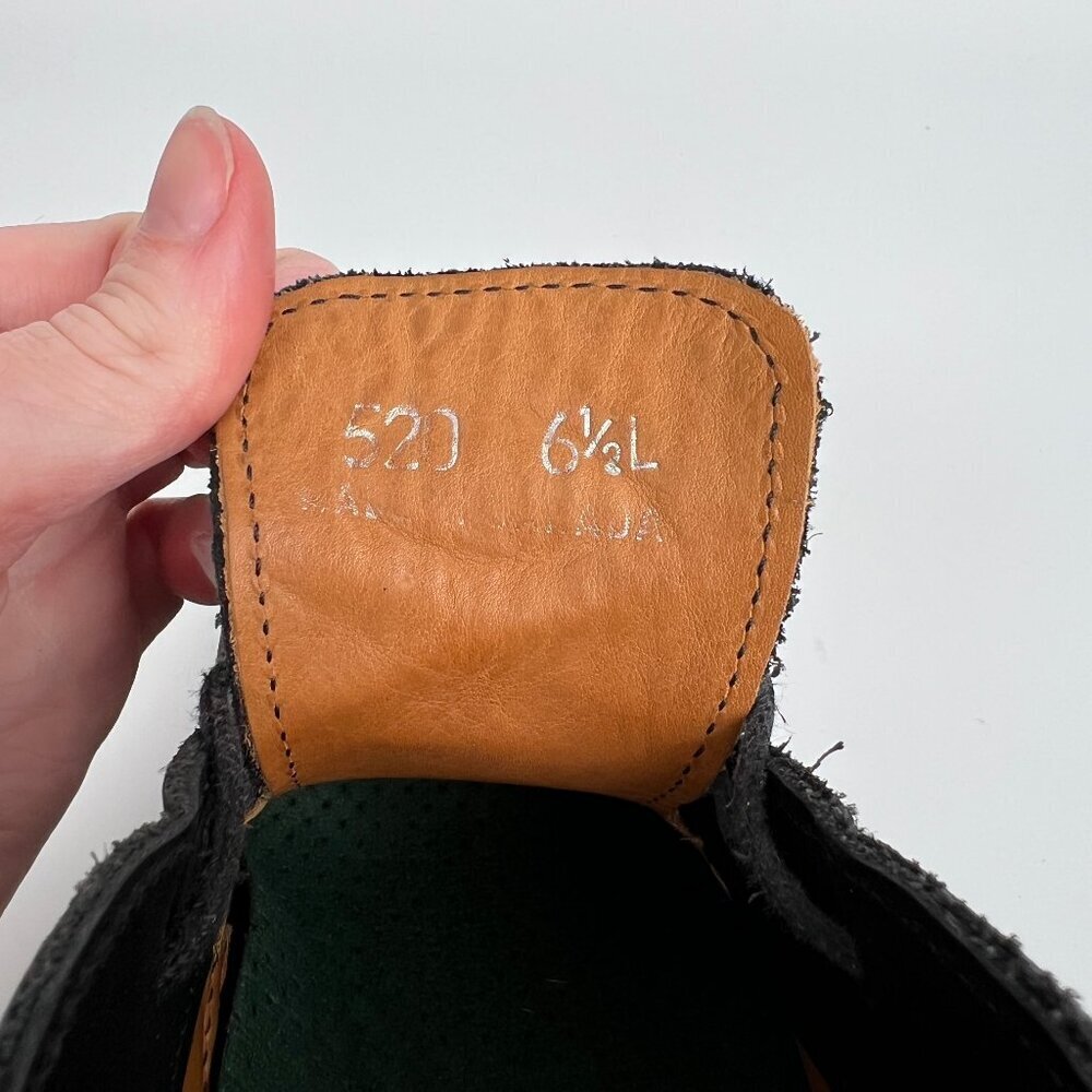 Vintage Roots Leather Short Lace Up Chukka Desert Boots Made In Canada Canadian - Picture 4 of 7